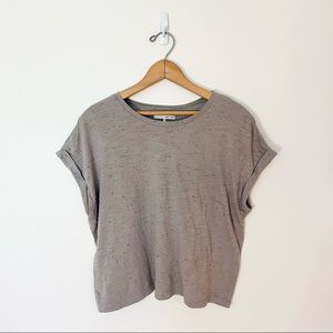 OAK + FORT Speckled Cropped Tee